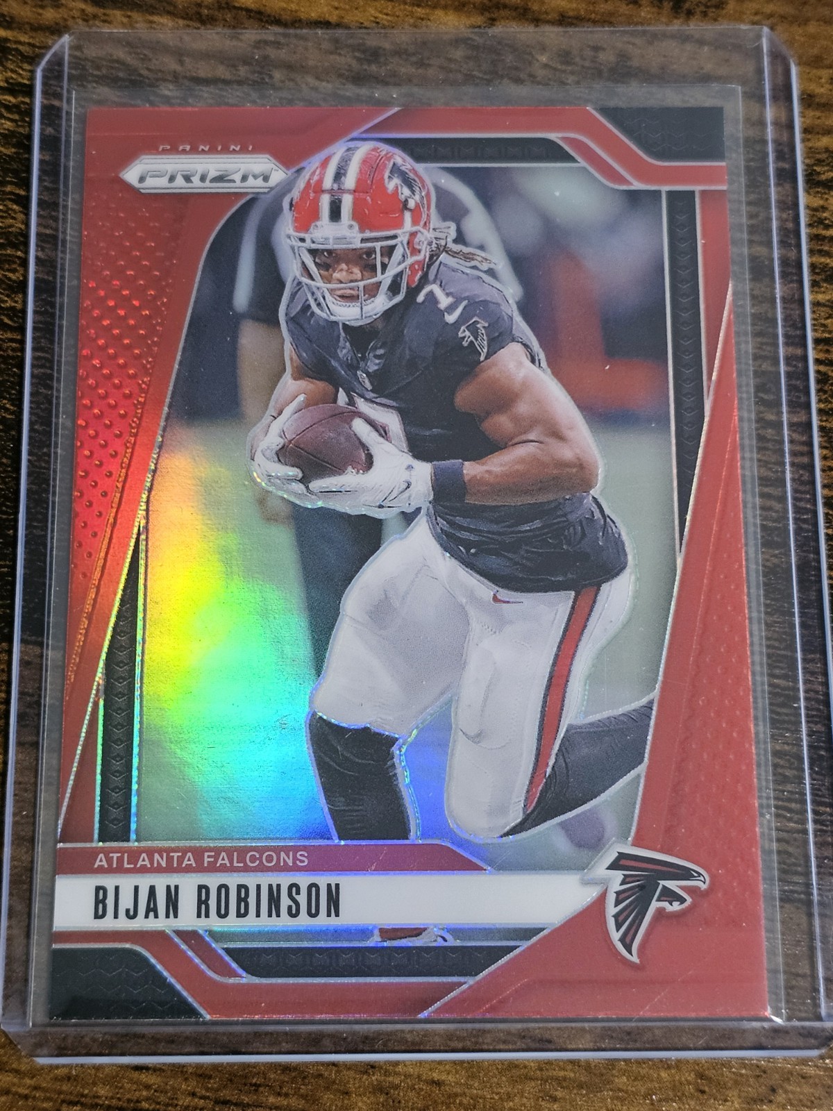 2024 Panini Prizm Bijan Robinson Red Parallel Blaster SSP #11 Atlanta Falcons