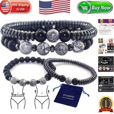 Stylish Magnetic Hematite Bracelet - Enhance Well-being Reduce Swelling