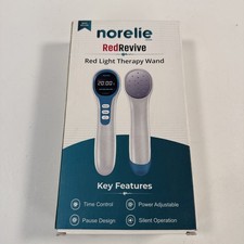 Norelie RedRevive Red Light Therapy Wand Handheld Device, New in Box