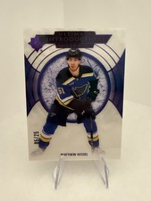 2023-24 Ultimate Introductions - Matthew Kessel - Rookie Purple /25! Blues Star!