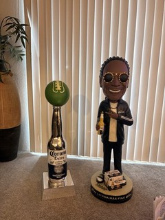 Snoop Dogg Corona Bucket Bobble Head 43"/3ft 7" Tall And A Corona Lombardi Troph