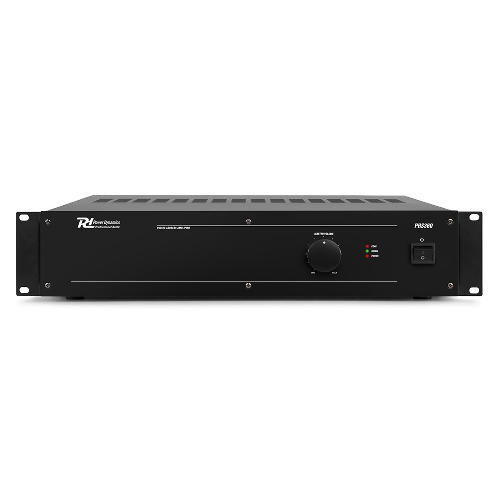 Power Dynamics PRS360 100V Slave Amplifier 360W for Professional Audio Use