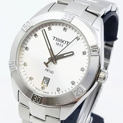Damenarmbanduhr Stahl Tissot PR100 Sport Chic, Fullset