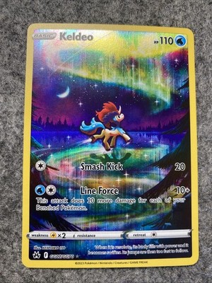 Keldeo Ultra Rare Crown Zenith: Galarian Gallery GG07/GG70 | NM CLEAN