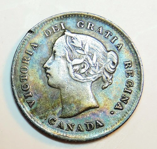 1897 Canada 5 Cents Silver — photo from the most recent tracked eBay sale