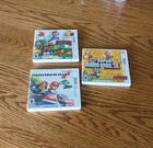 Lot 3 Super Mario 3D Land Bros. 2 MarioKart 7 Nintendo 3DS Video Games