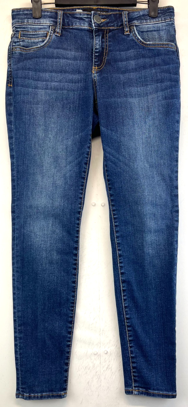 Kut From the Kloth Jeans - Womens Size 4P - Blue - Skinny - Distressed (4215)