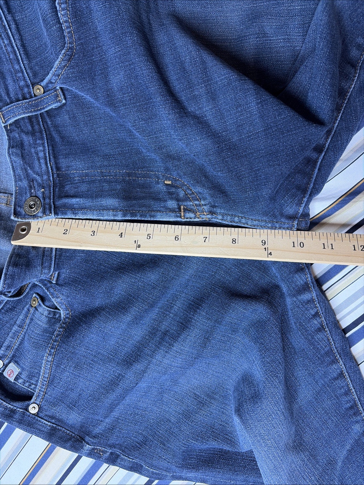 Adriano Goldschmied Men’s Jeans 36x34 Tellis Denim 360 Blue Denim AG thumbnail 3