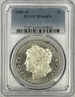 1883 O Morgan Silver Dollar $1 PCGS MS64 PL ‼️PROOF LIKE & LUSTROUS‼️