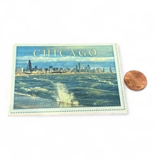 Vintage Chicago Collectible Refrigerator Travel Magnet