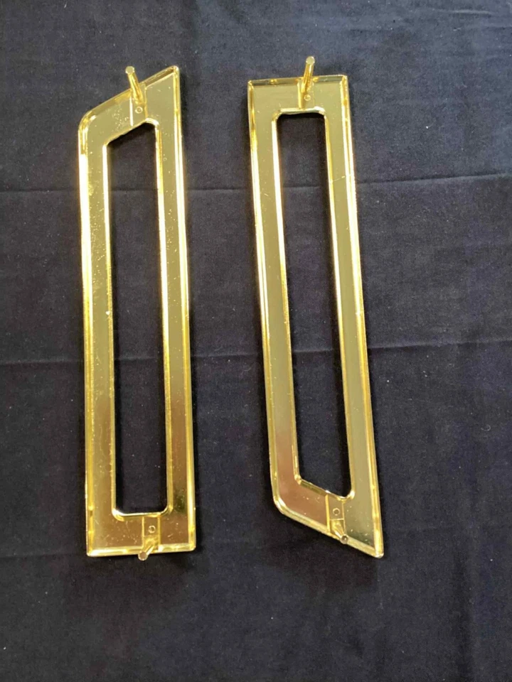 1971-1973 Chevy Impala Caprice Rear Marker Light Bezels Gold new - Image 3 of 4
