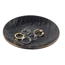 Ceramic Jewelry Tray Ring Dish, Ring Holder for Jewelry Key Tray for Home Dec...