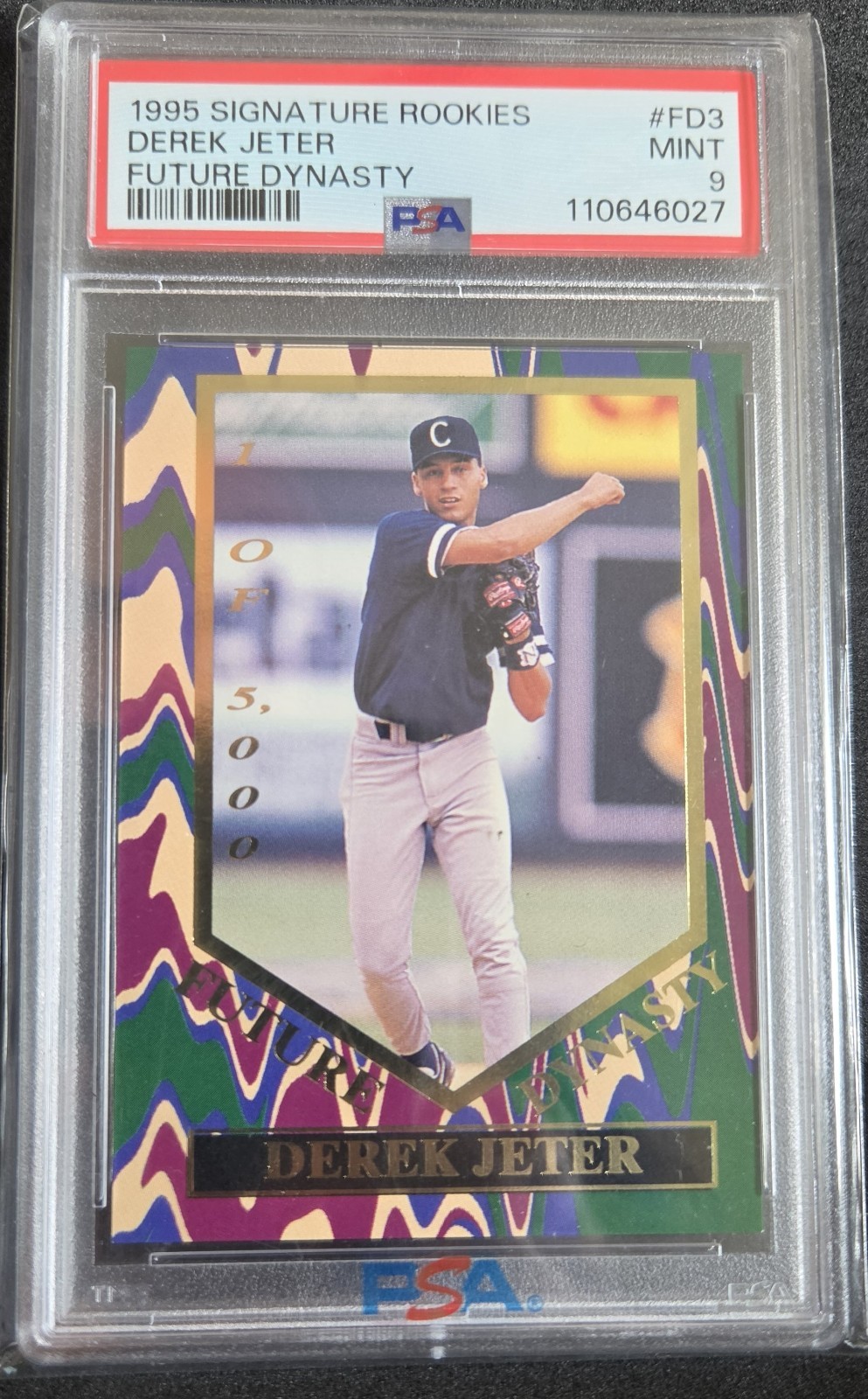 1995 Signature Rookies - Future Dynasty Derek Jeter #FD3 /5000