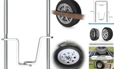 U-Bolt Style Tire Carrier, Trailer Spare Tire Mount Bracket, Trailer Tongue or