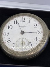 Antique American Waltham Pocket Watch Silver Toned -Not Running