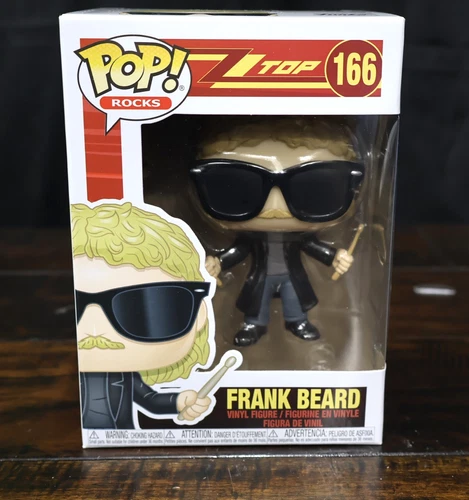Funko POP! Rocks ZZ Top Frank Beard #166 Vinyl Figure