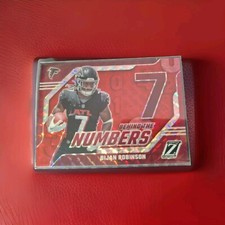 Bijan Robinson 2023 Color Match Panini Zenith Football Behind The Numbers #3
