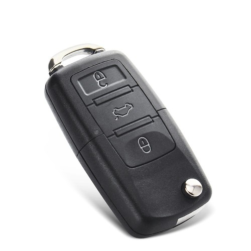 3 Button Flip Key Remote Fob Case Housing Shell For Seat Leon MK2 2006 - 2012 - Picture 9 of 12