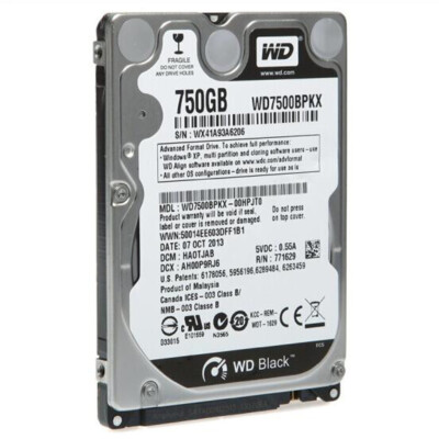 Western Digital 750GB WD7500BPKX 7200RPM 16MB SATA 2.5