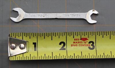 Mac Tools IW4 1/4'' x 15/64'' Open End Angled Ignition Wrench