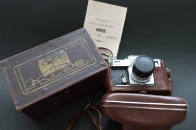 Film Camera Kiev-4 A Lens Helios 103 1.8/53, Rangefinder