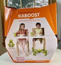 Kaboost Booster Seat For Dining Goes Under The Chair Portable NEW IN BOX Green