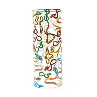 Seletti - Glass Vase Snakes Cylindrical Big 14201 Toiletpaper