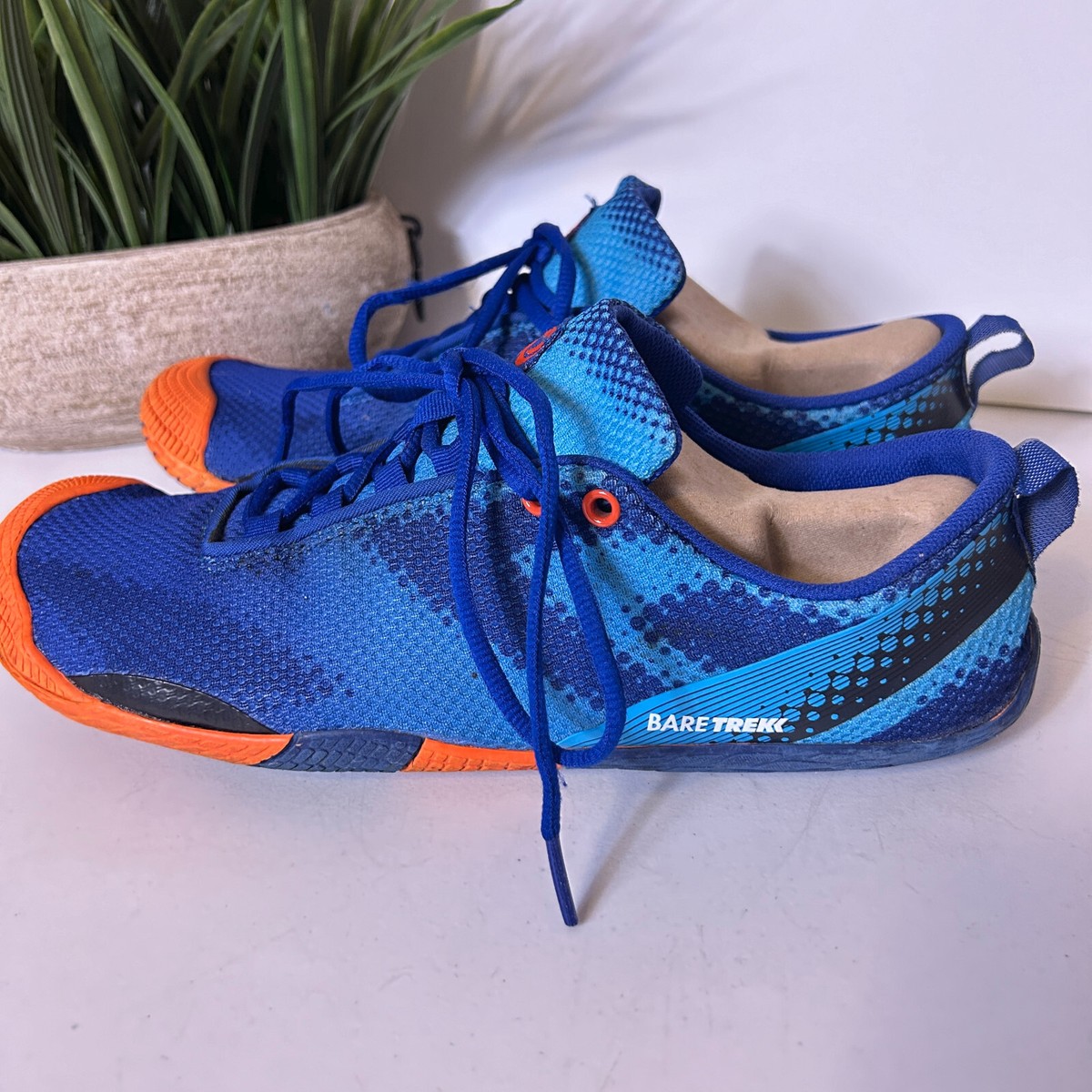 Bare Trek Minimalist Barefoot Shoes Blue Speckled Lightweight Comfort Sneakers Lightweight Breathable Minimalist Five-Toe Barefoot Shoes  main image 4