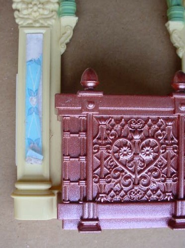 Fisher Price Loving Family Grand Mansion Replacement Front Door + Upper Balcony - Picture 11 of 12
