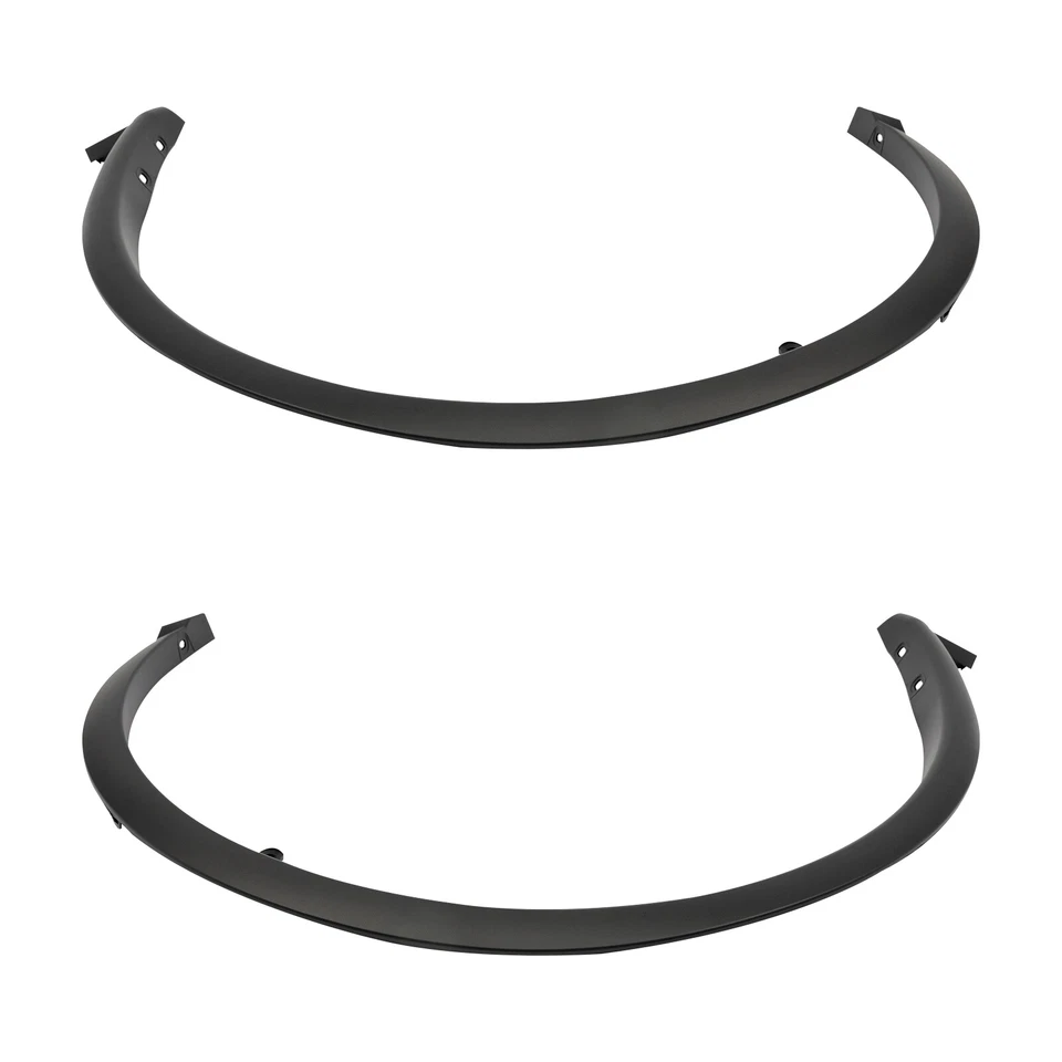 Front Pair Fender Trim Set For 2015-2021 Nissan Murano Textured Black Molding - Imagem 4 de 4