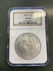 1880-S Morgan Silver Dollar NGC MS64 San Francisco Mint White
