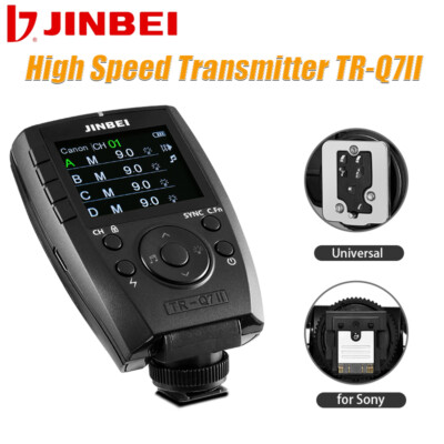 JINBEI TR-Q7II 2.4G Universal TTL HSS High-speed SYNC Flash Trigger Transmitter