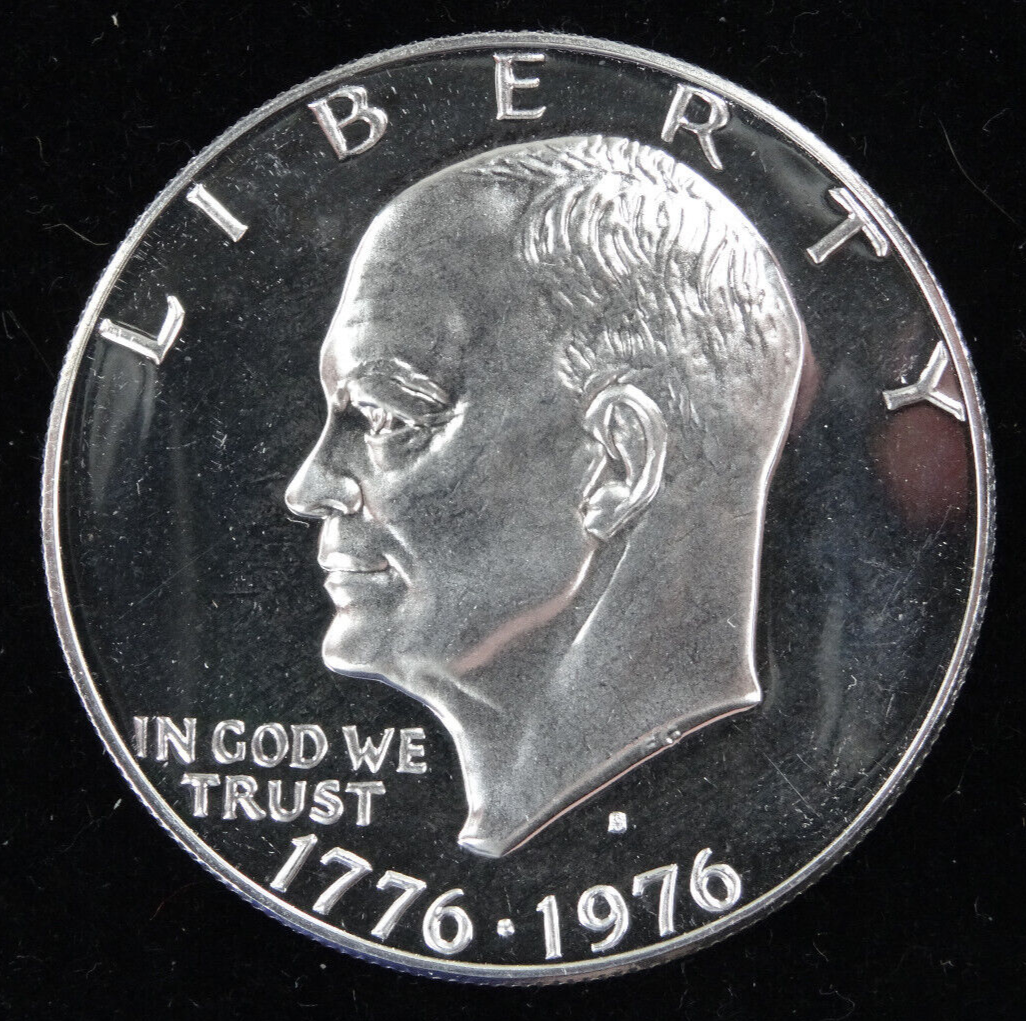 1976-S Eisenhower Silver Dollar Proof 40% $1 San Francisco