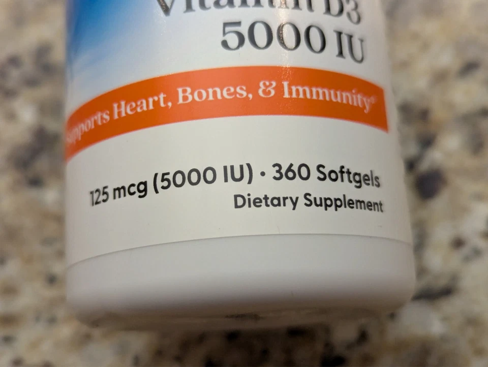 Doctor's Best Vitamina D3 5000 UI 125 mcg 360 cápsulas blandas caducidad: 06/2027 Foto 3 de 4