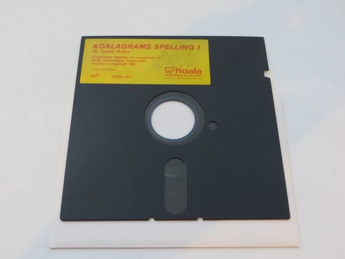 5.25" Floppy Disk KoalaWare KOALAGRAMS SPELLING I computer software 1983