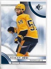 2023-24 Upper Deck SP Hockey Roman Josi Blue Foil Card #39