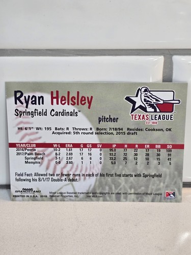 2018 Grandstand Texas League Top Prospects You Pick! - Picture 13 of 47