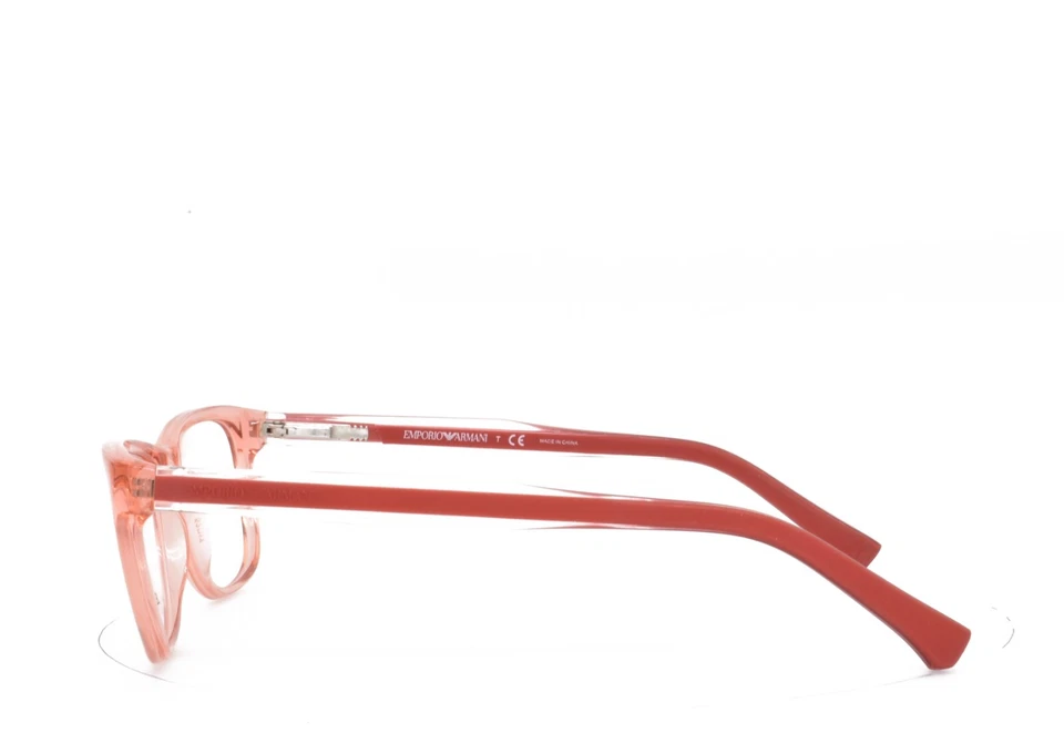 Nuevas monturas de gafas rojas transparentes EMPORIO ARMANI 3001 5070 52-17-140 Foto 3 de 4