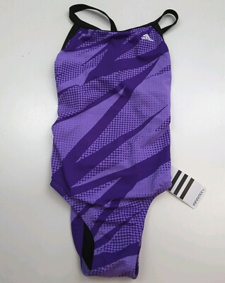 Adidas Women's Infinitex+ One Piece Competition Swimsuit Purple