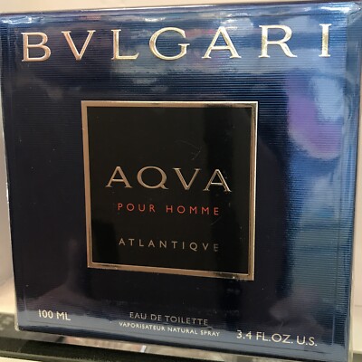 Bvlgari Aqva Pour Homme Atlantiqve 3.4 oz 100 ml NEW SEALED | eBay