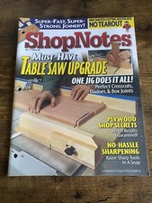 Vintage Volume 17 Issue 99 2008 ShopNotes Woodworking DIY Craftsman Magazine
