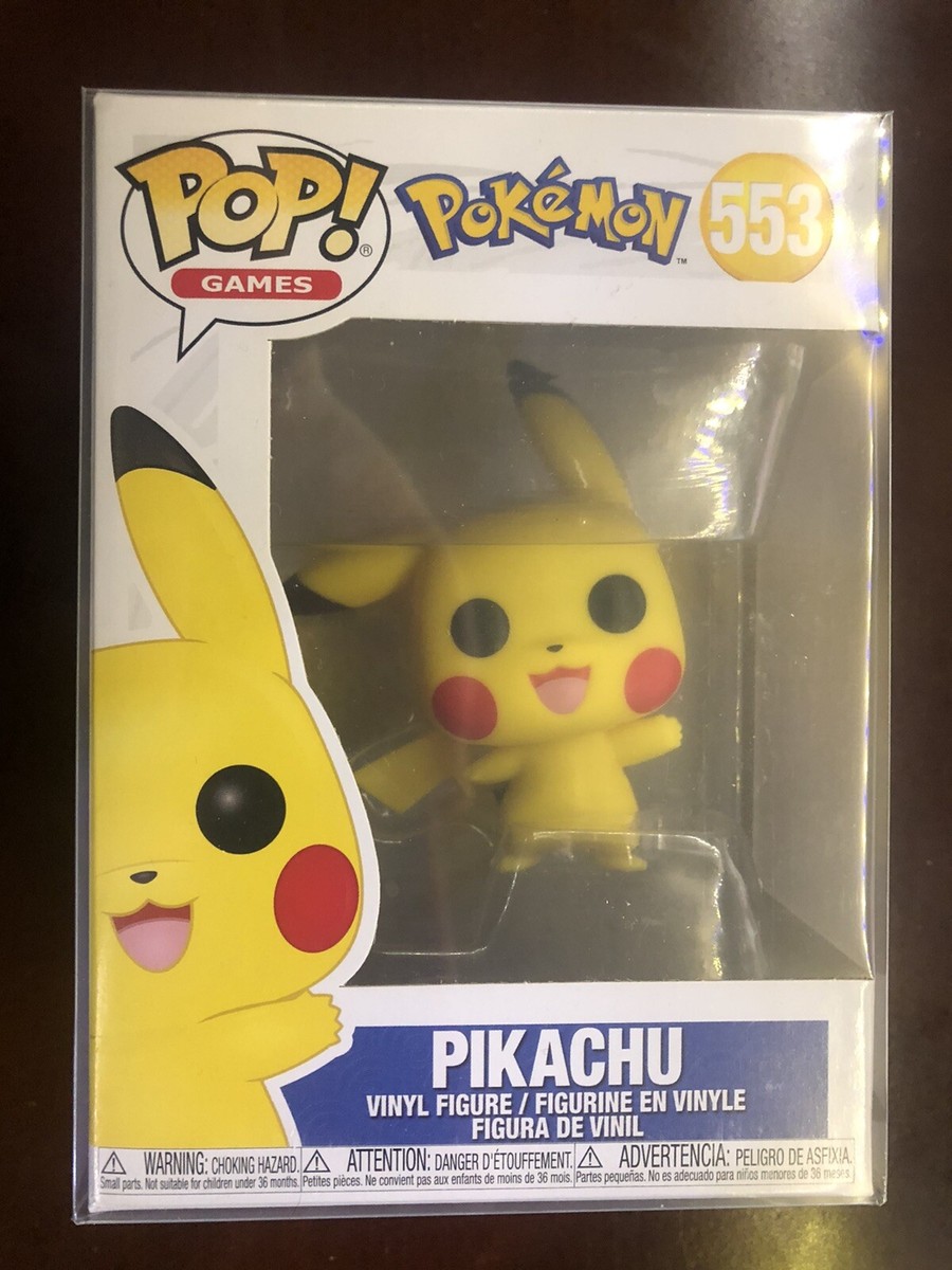 Pokemon Funko Pop Pikachu #533 Vinyl Figure In Box With Pop