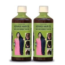 Adivasi Neelgiri Herbal Hair Oil with 108 Herb for Hair Growth,100ml Pack Of 2 