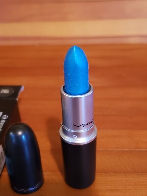 MAC Lustre Lipstick BLAST O BLUE New in Box Hard to Find