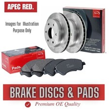 Set Dischi e Pastiglie Freno Posteriori PER HONDA ODYSSEY 2.3 97->99 Benzina Apec