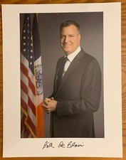BILL de BLASIO, FACSIMILE 8 1/2