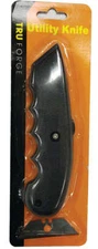 Utility Knife with Replacement Blade, Lightweight Plastic Body