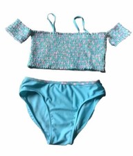 Art Class 2 Piece Bikini Swimsuit Girls Youth Size XL 14 Multicolored Never Worn