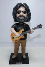 Jerry Garcia Wolf Grateful Dead Jumbo Size bobblehead 