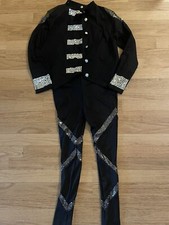Weissman Child XXL Hip Hop Tap Dance Costume Black Silver